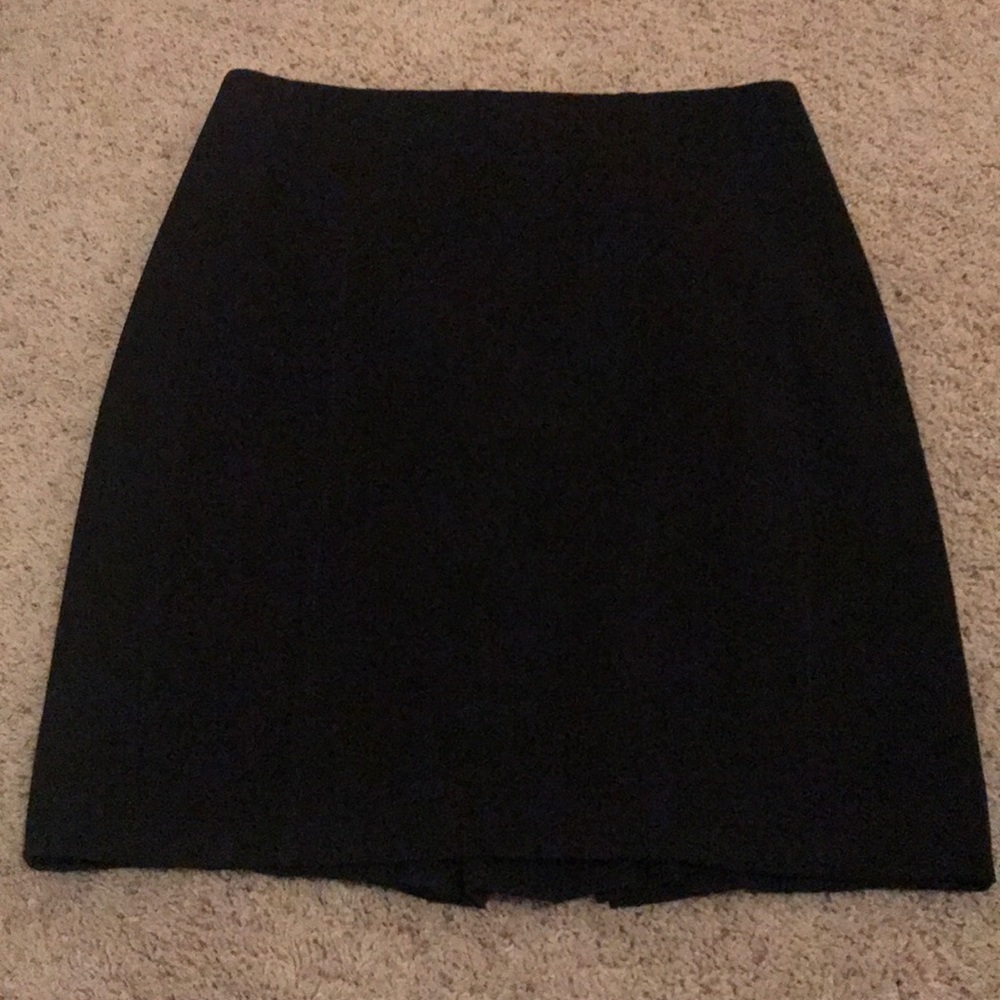 Black pencil skirt